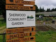 Sherwood Community Garden Wayfinding Sign