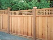Wood fence 