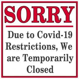 Covid 19 Closure