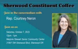 Sherwood Continuant Coffee w/ Rep. Courtney Neron