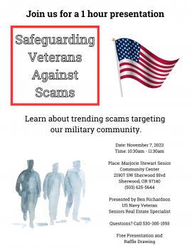 Safeguarding Veterans Against Scams