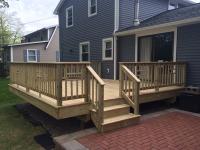 Deck with stairs