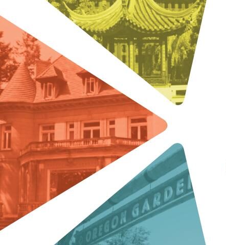 Adventure Pass promotional banner from Washington County Cooperative Library Services with colorful images of local attractions in the background.