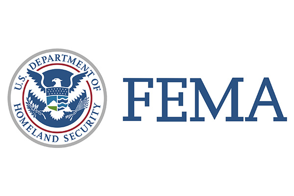 FEMA logo featuring the U.S. Department of Homeland Security emblem with an eagle and shield.