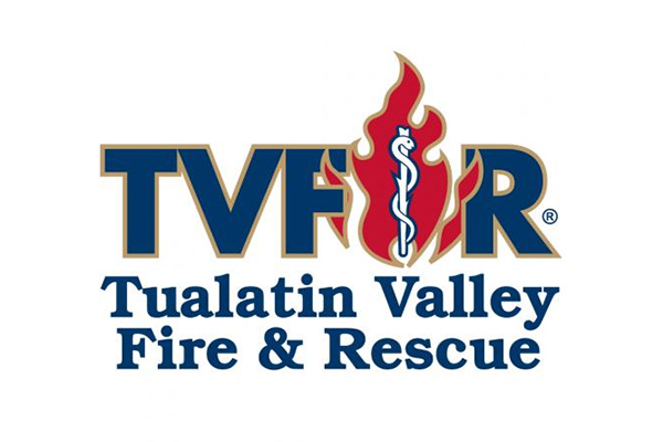 Logo of Tualatin Valley Fire & Rescue with 